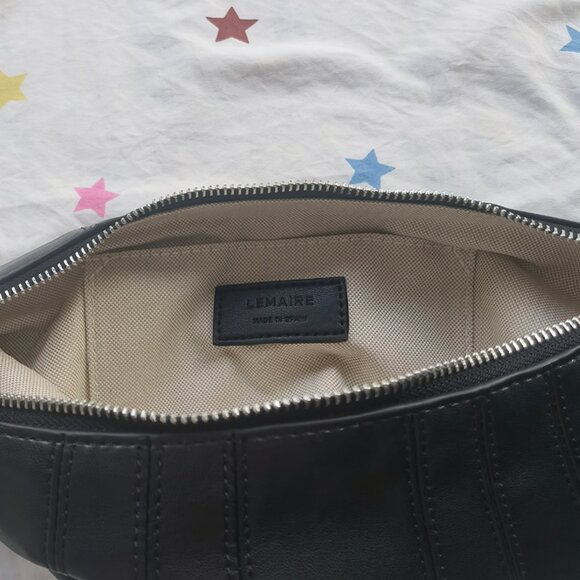 Lemaire Croissant Black Leather Bag - Picture 5 of 7